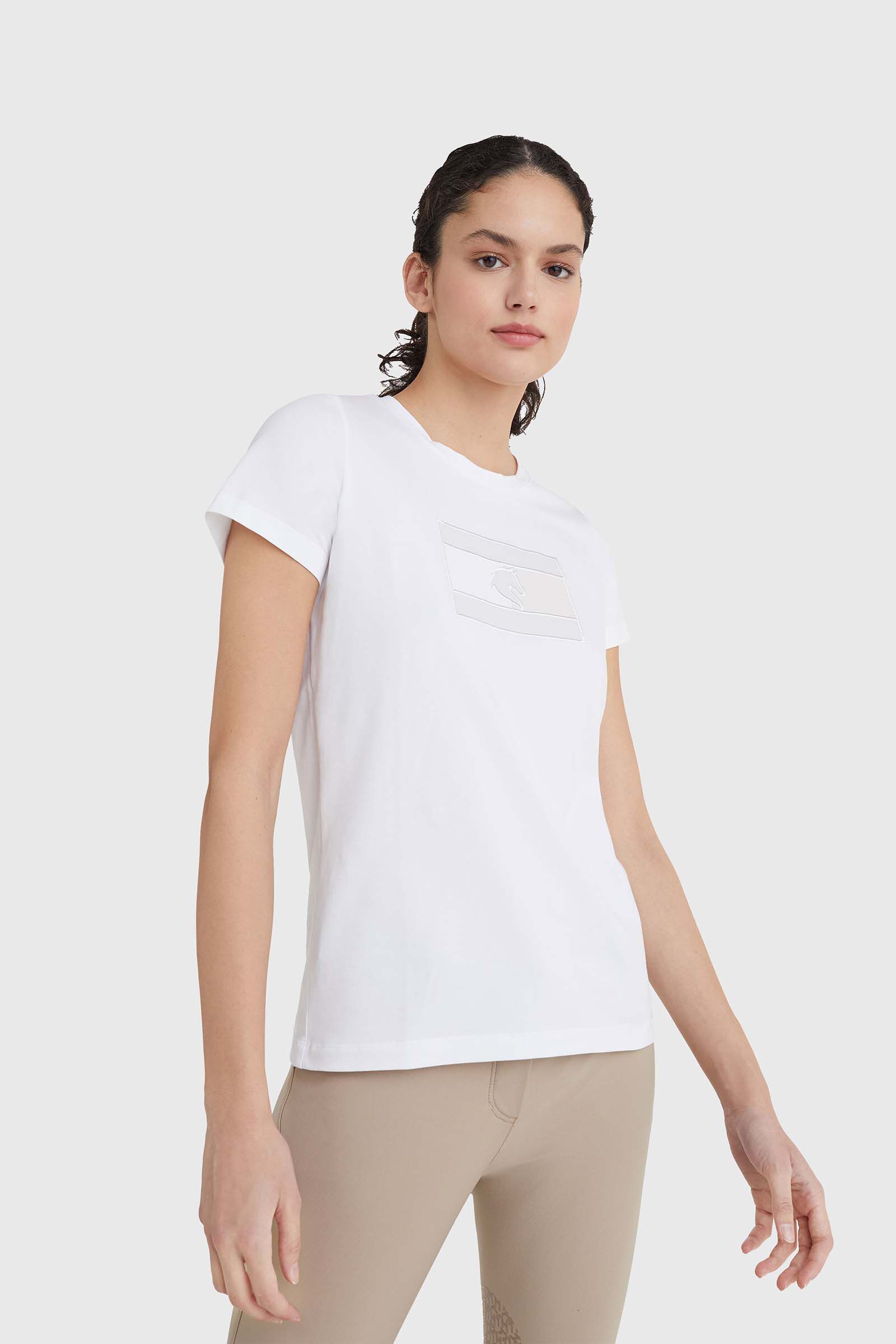 Buy Tommy Hilfiger Equestrian Embroidery Logo T Shirt horze.eu