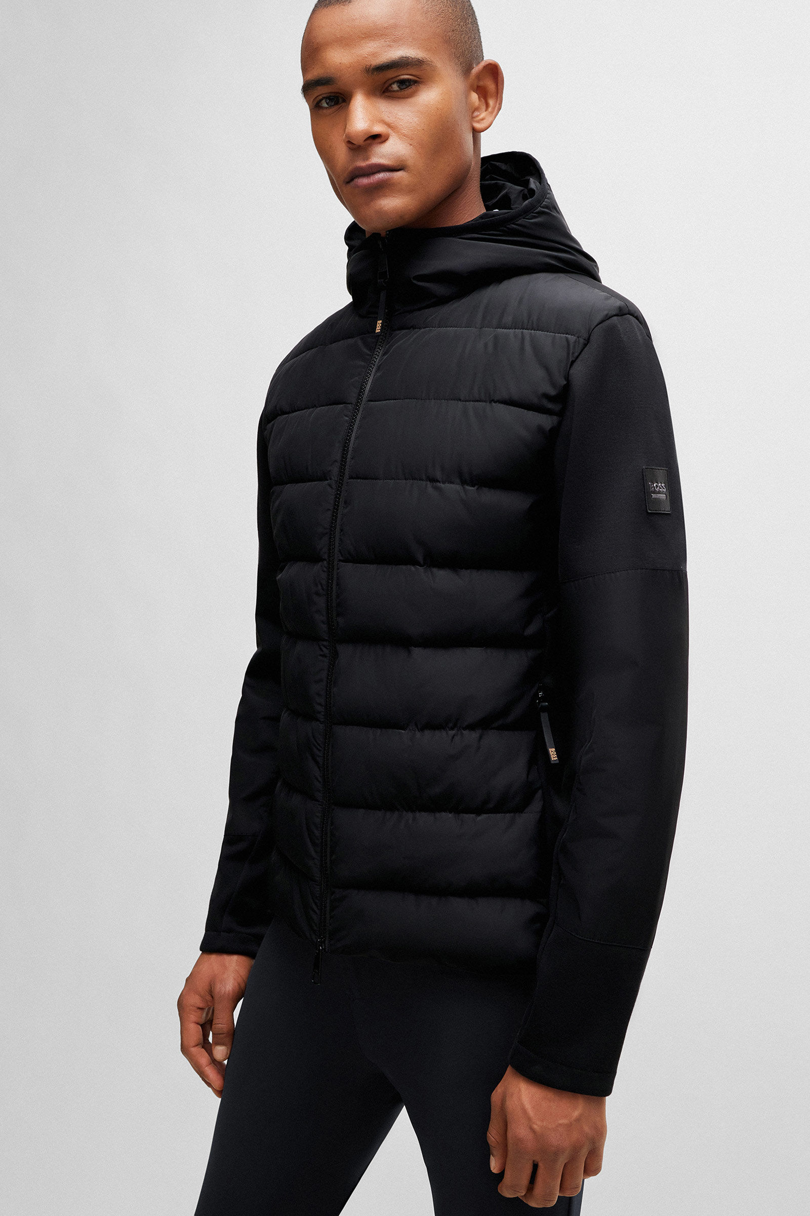Buy Boss Jeff Hybrid Puffer Jacket horze.eu