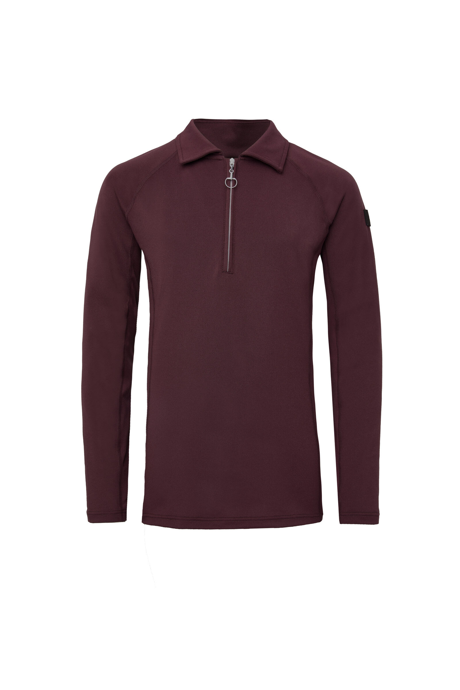 Black long sleeve polo clearance shirt with red horse