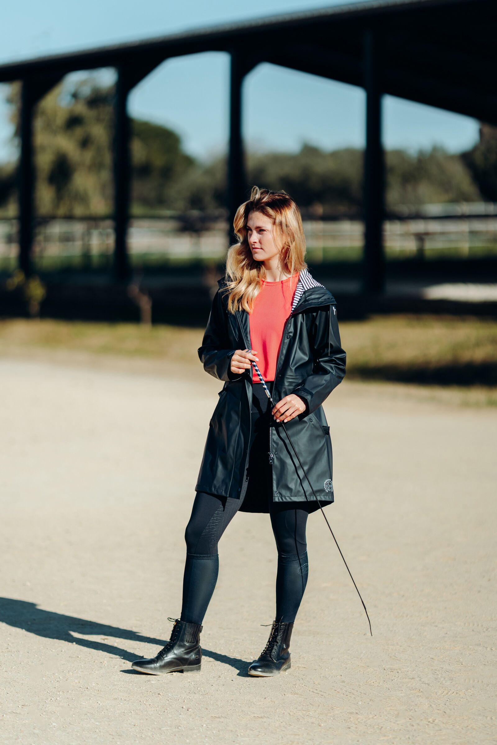 Buy Horze Dania Women s PU Rain Coat with Jersey Lining horze.eu