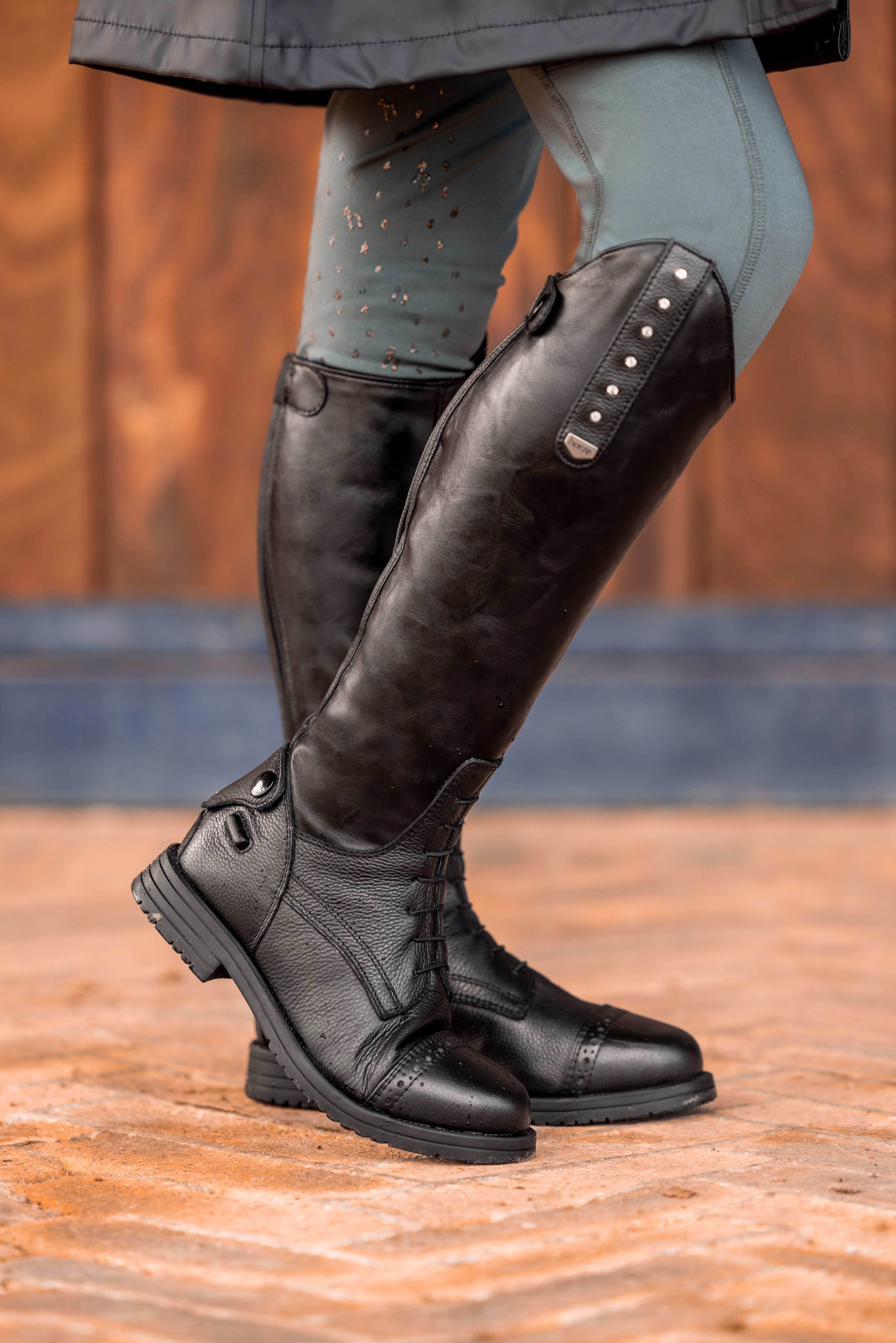 Buy Horze Portland Kids Tall Boots with Crystals horze.eu