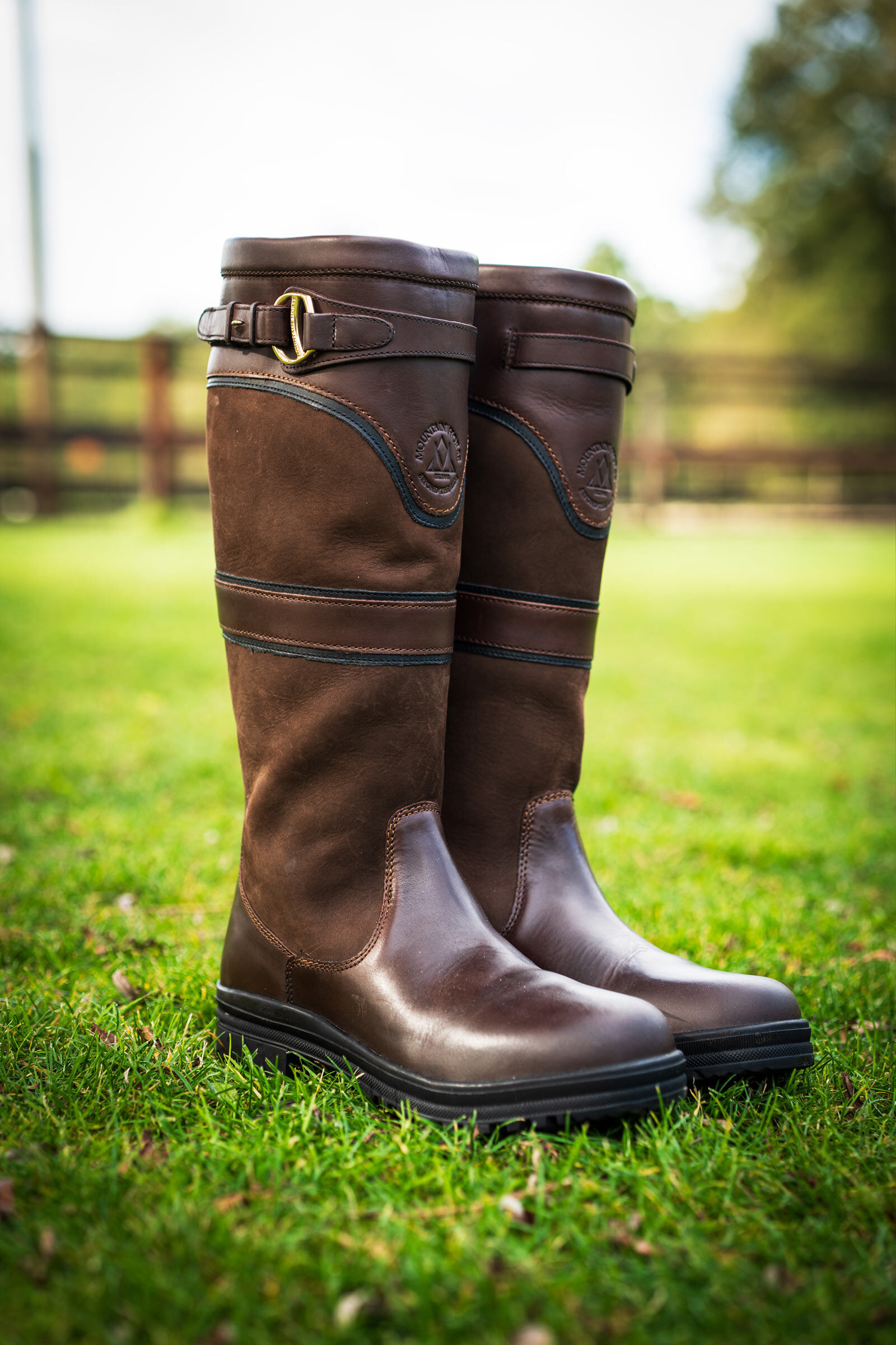 Leather country boots outlet