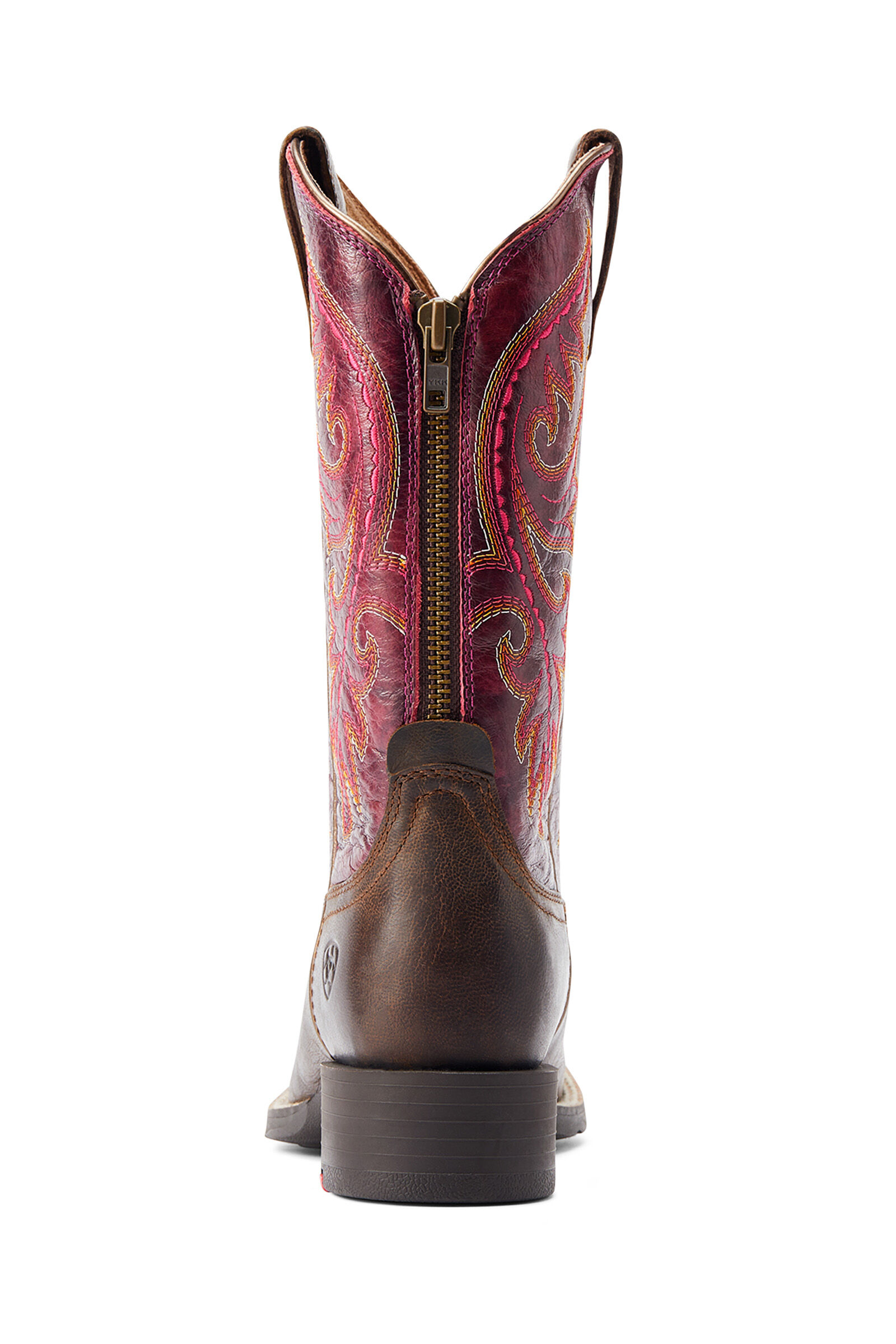 Ariat round online toe western boots