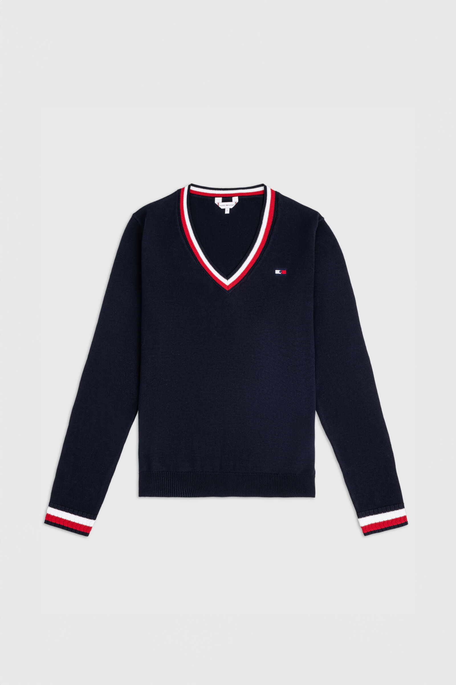 Buy Tommy Hilfiger Equestrian Indiana Women s V neck Sweater horze.eu