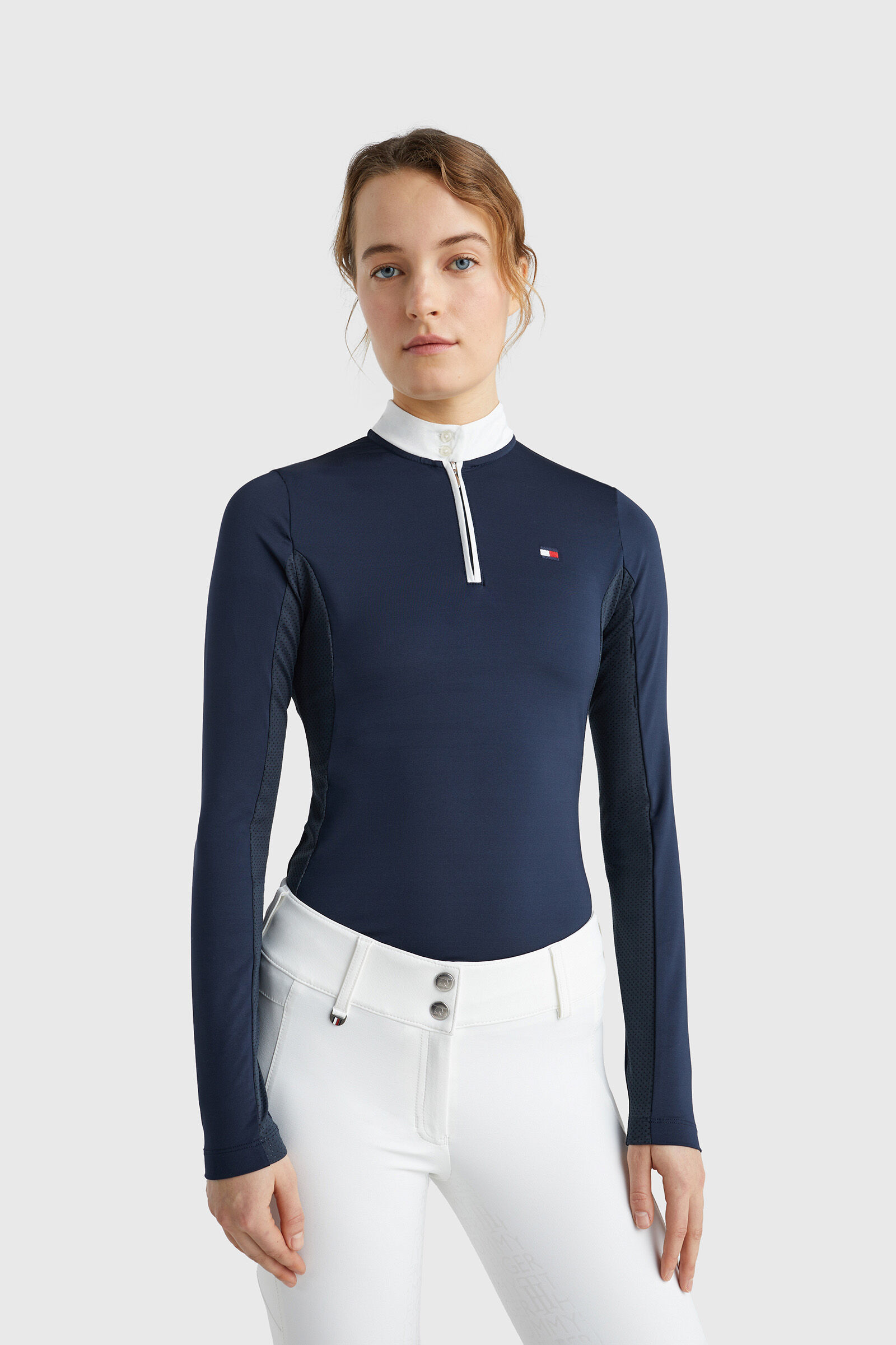 Tommy Hilfiger Equestrian Fresh Air Womens Longsleeve Show Shirt
