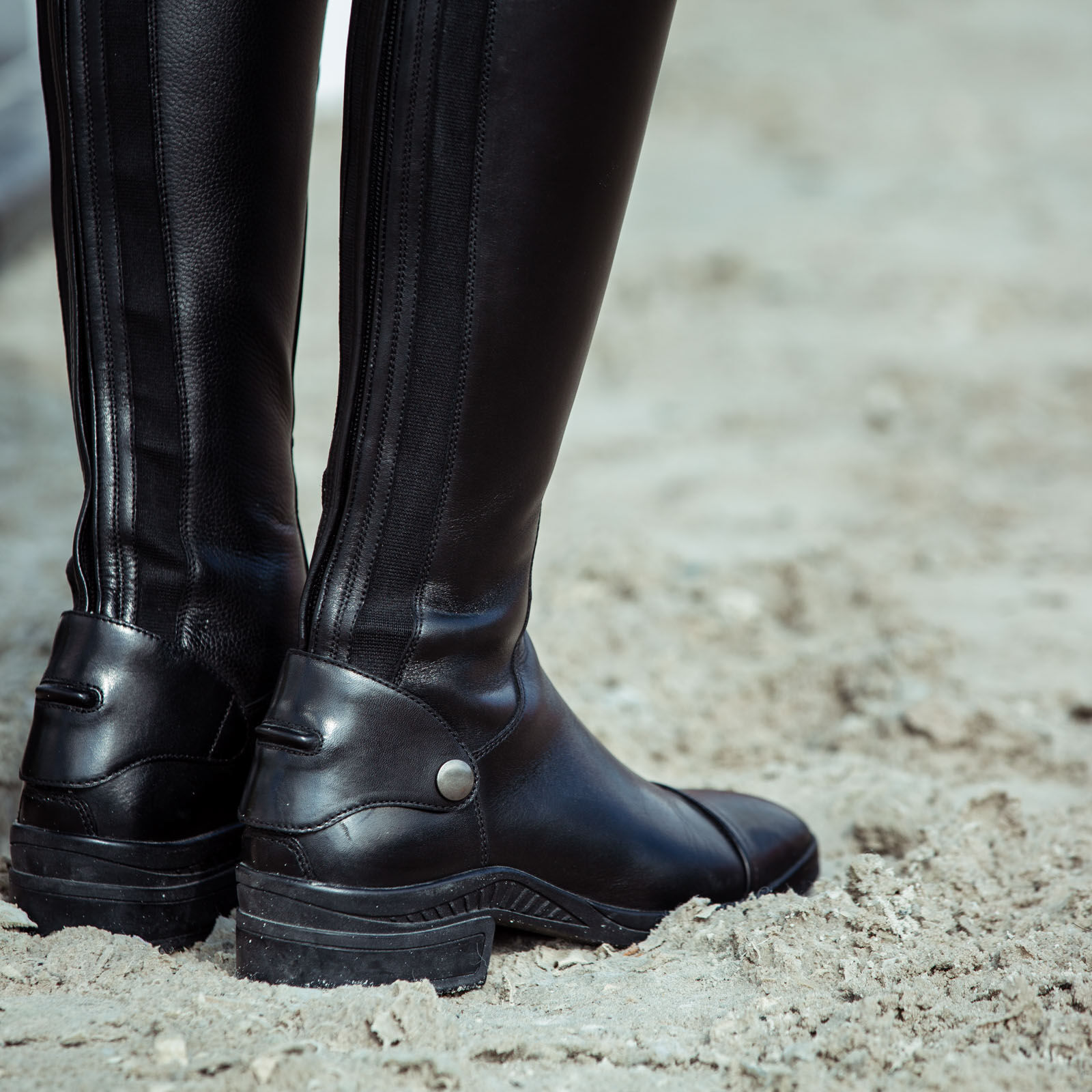 Womens tall gray outlet leather boots