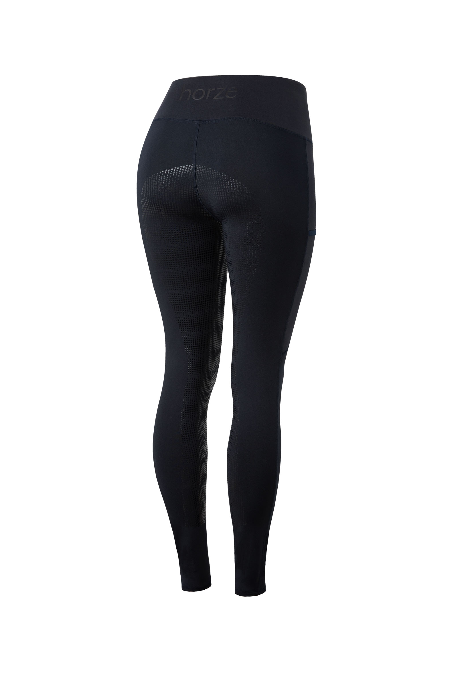 Horze Women's Silicone Full Seat Riding Tights with Phone Pocket