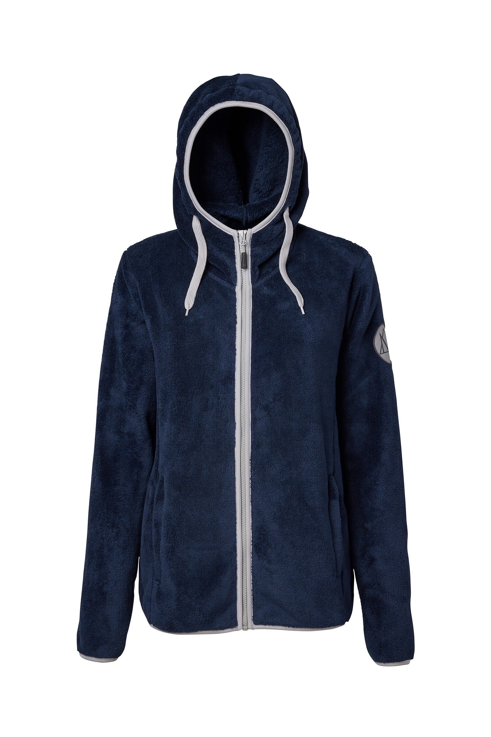 Blue fuzzy hoodie outlet