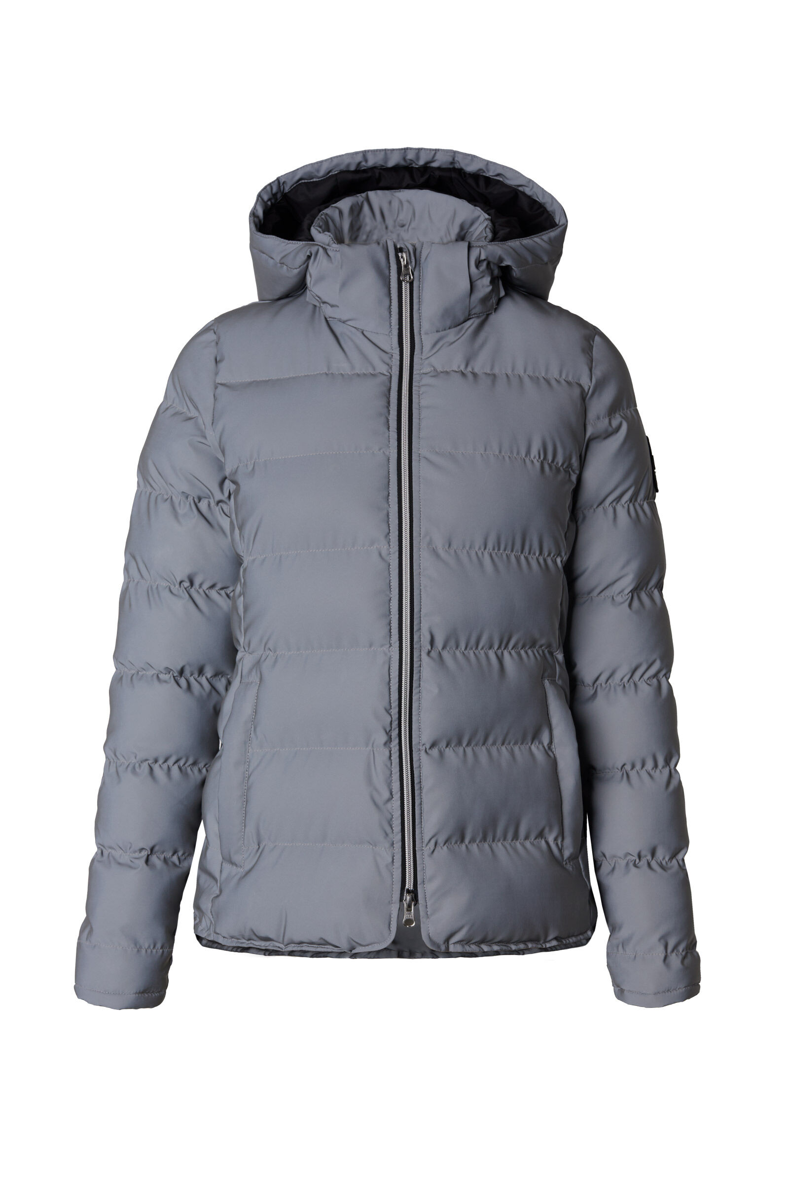 Women's reflective outlet puffer jacket
