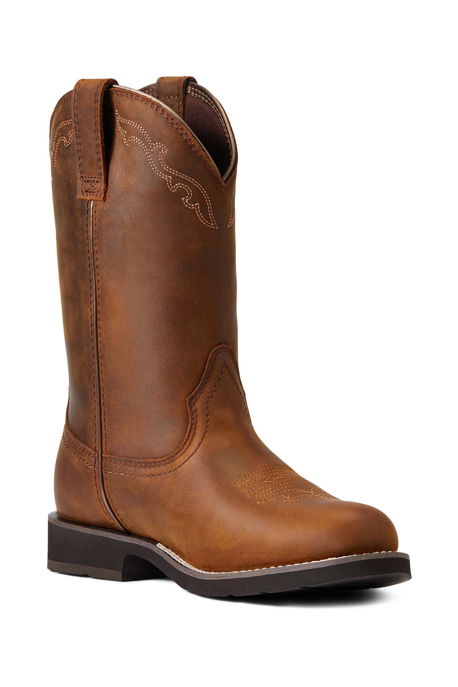 Ariat round discount toe womens boots