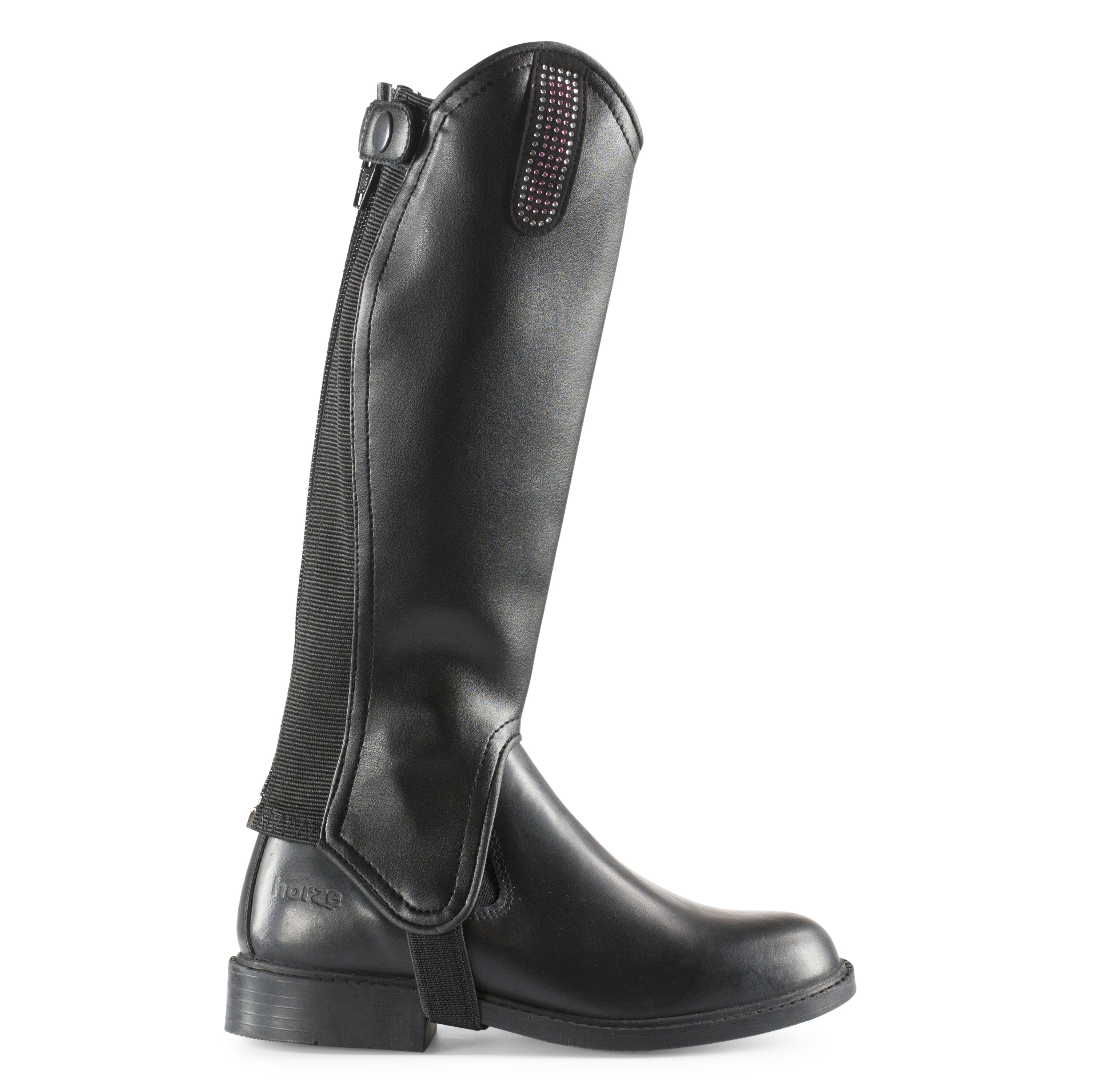 Womens leather chaps with bling sale
