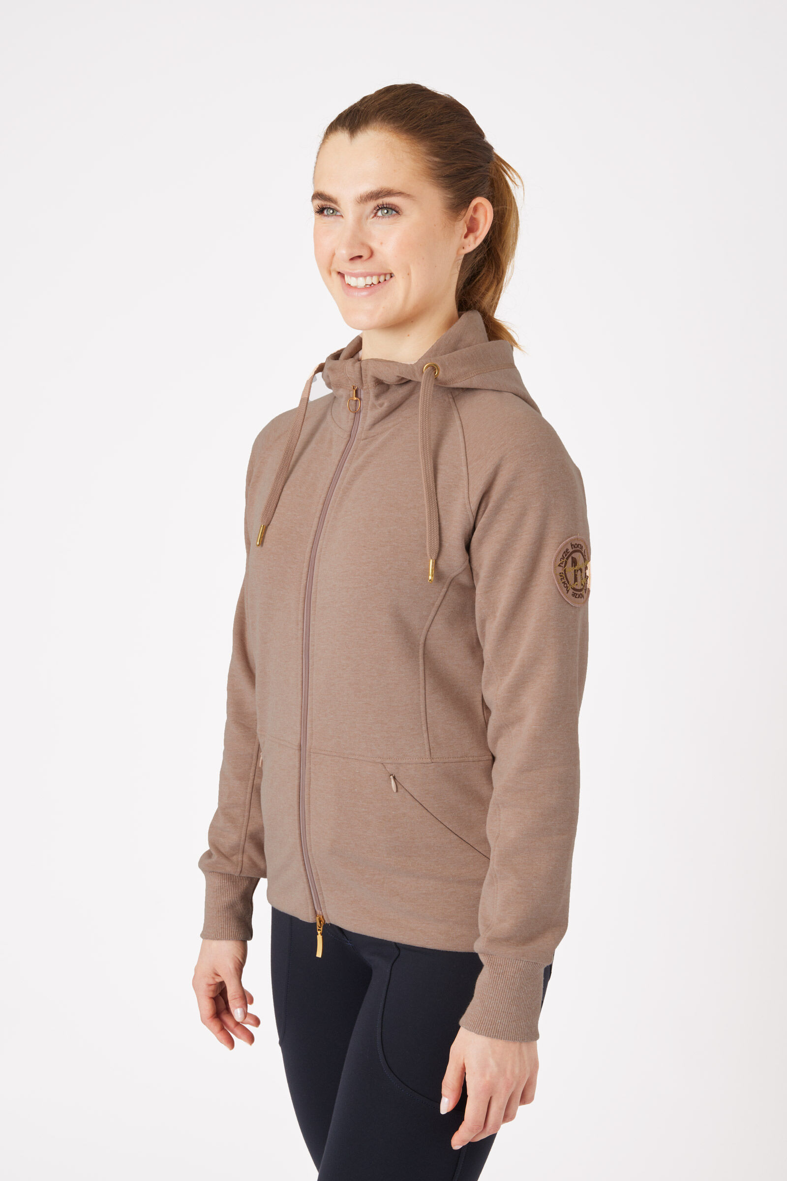 Women's lightweight cotton shop full zip hoodie