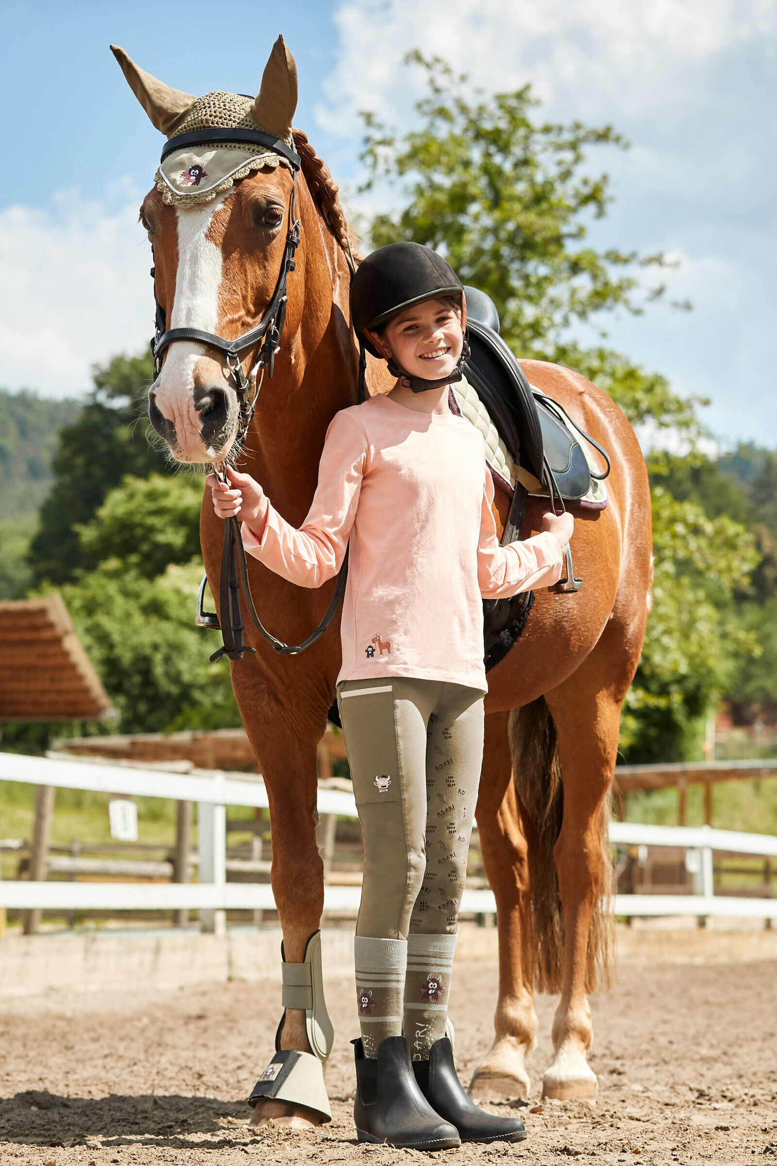 Girls shop equestrian gear