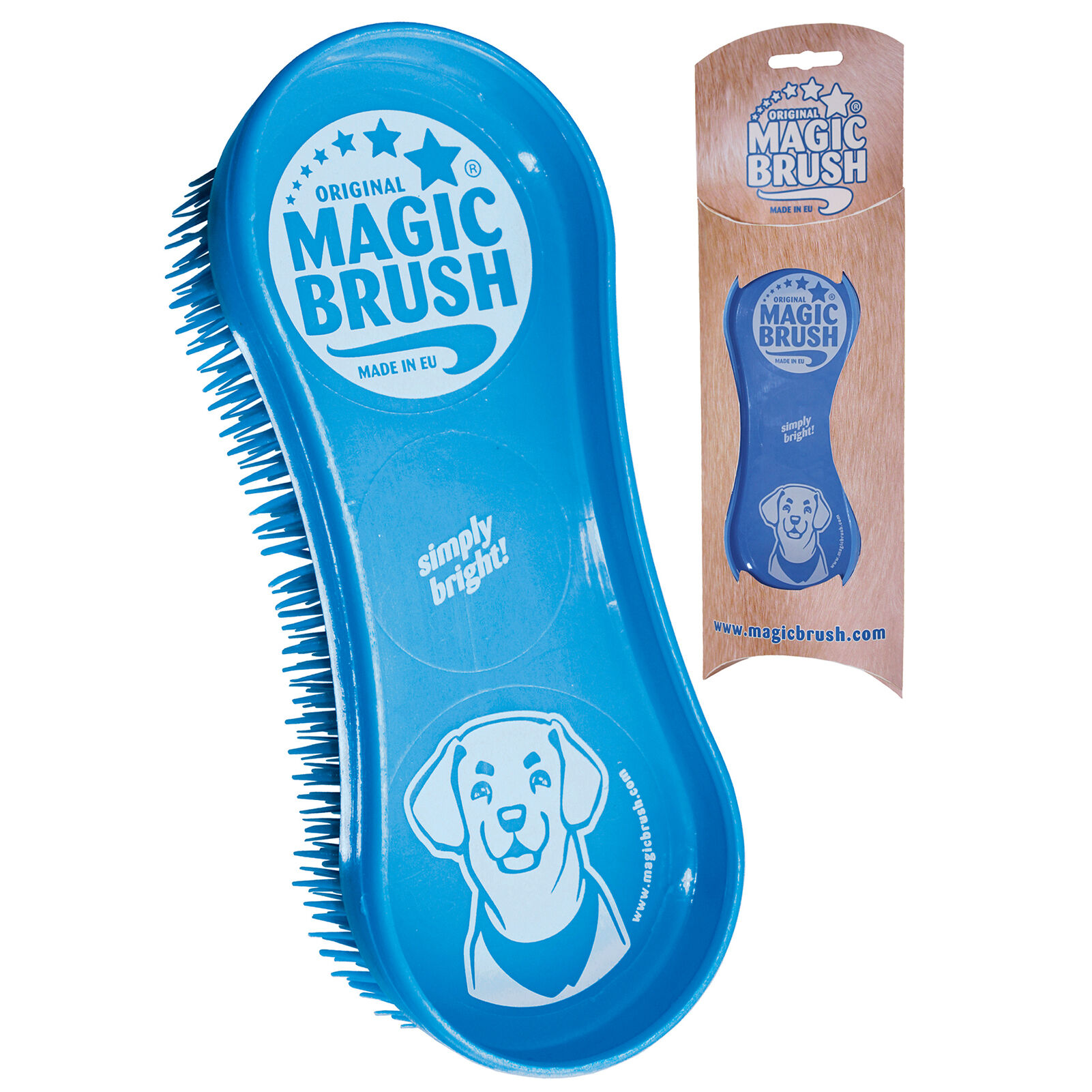 Magic dog brush top
