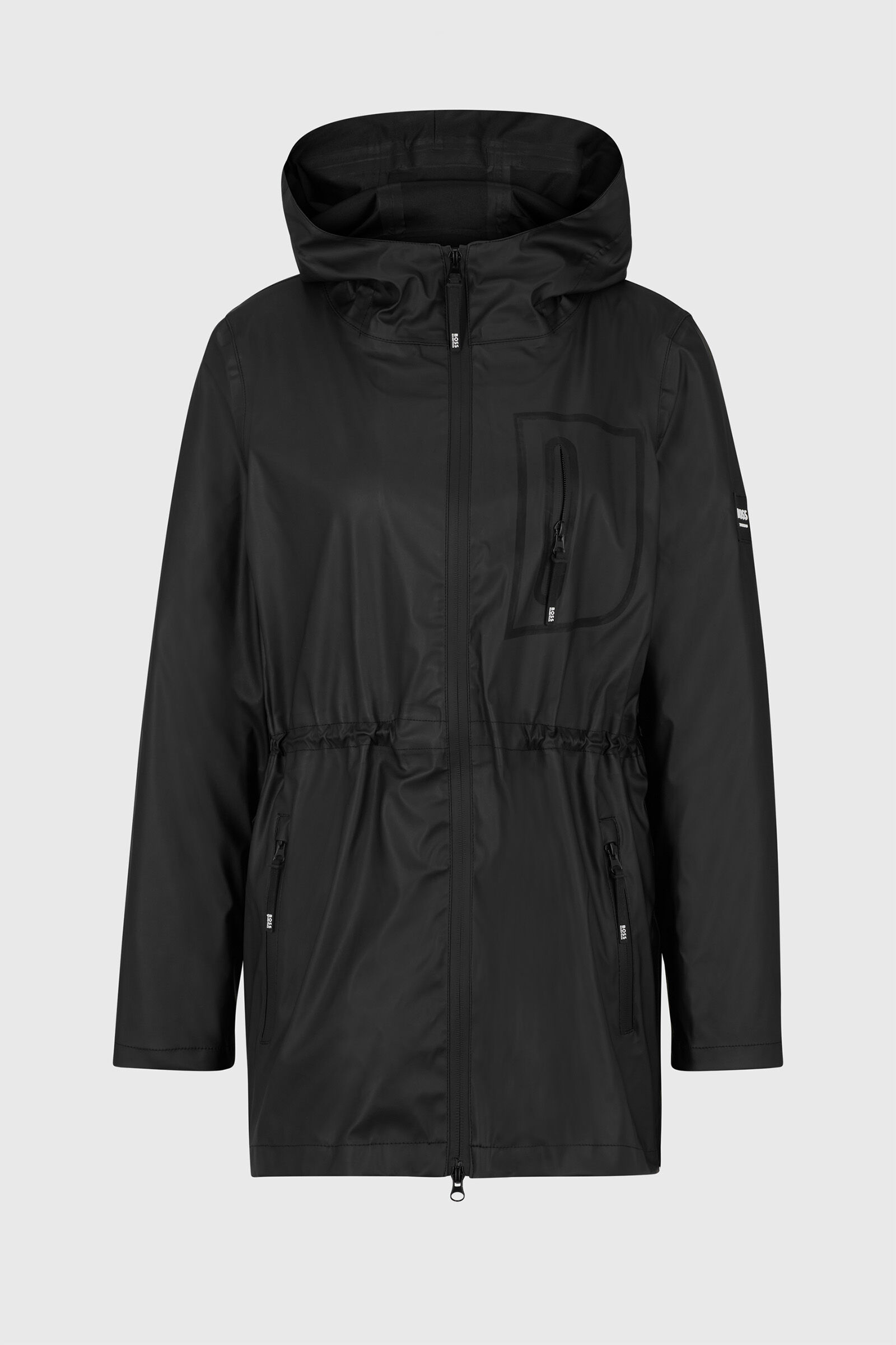 Boss Phoebe Raincoat Stripe