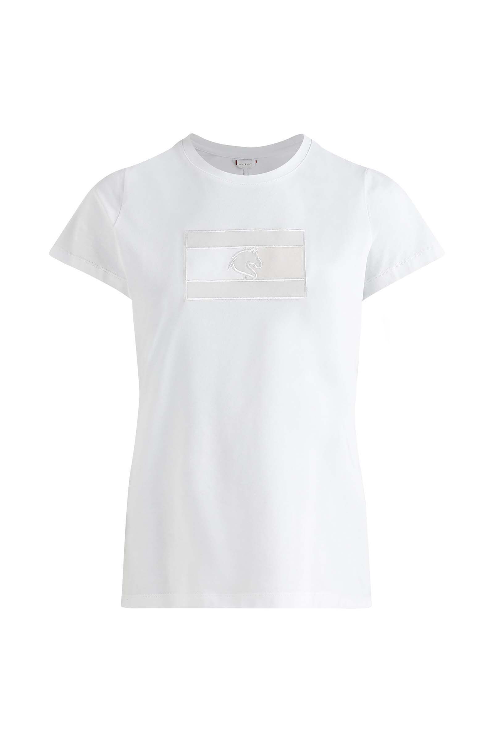 Buy Tommy Hilfiger Equestrian Embroidery Logo T Shirt horze.eu