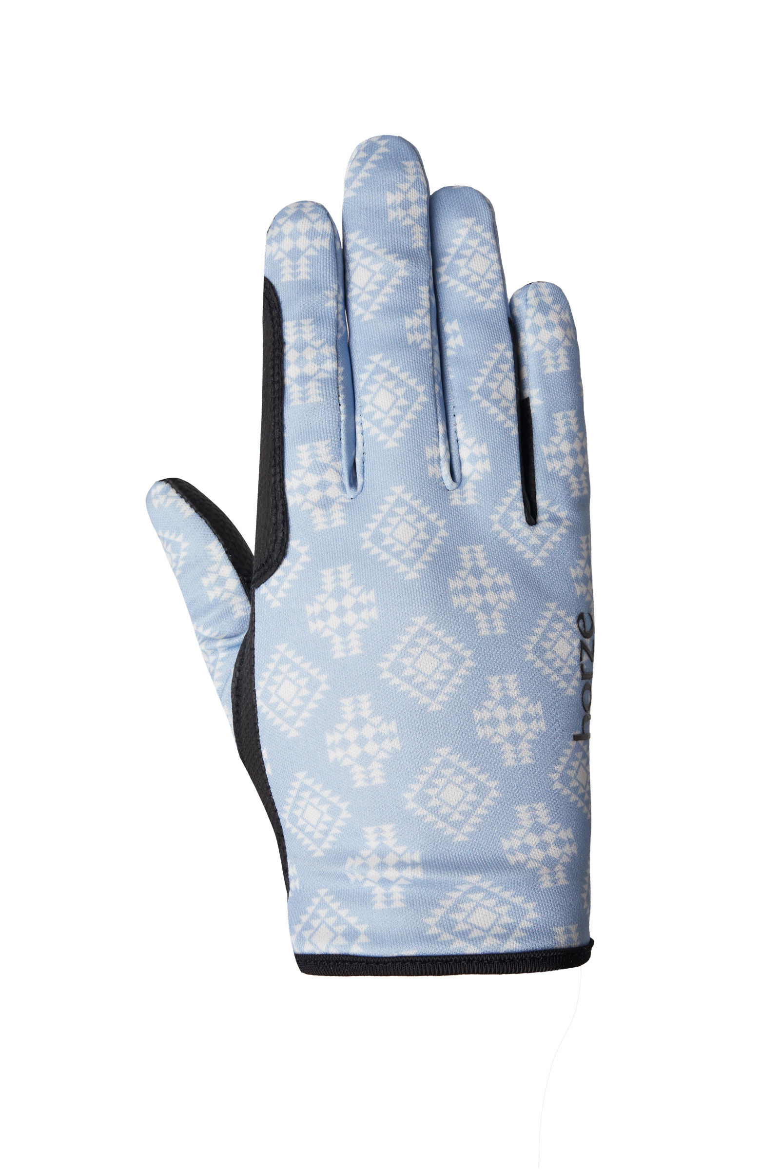 Blue best sale riding gloves
