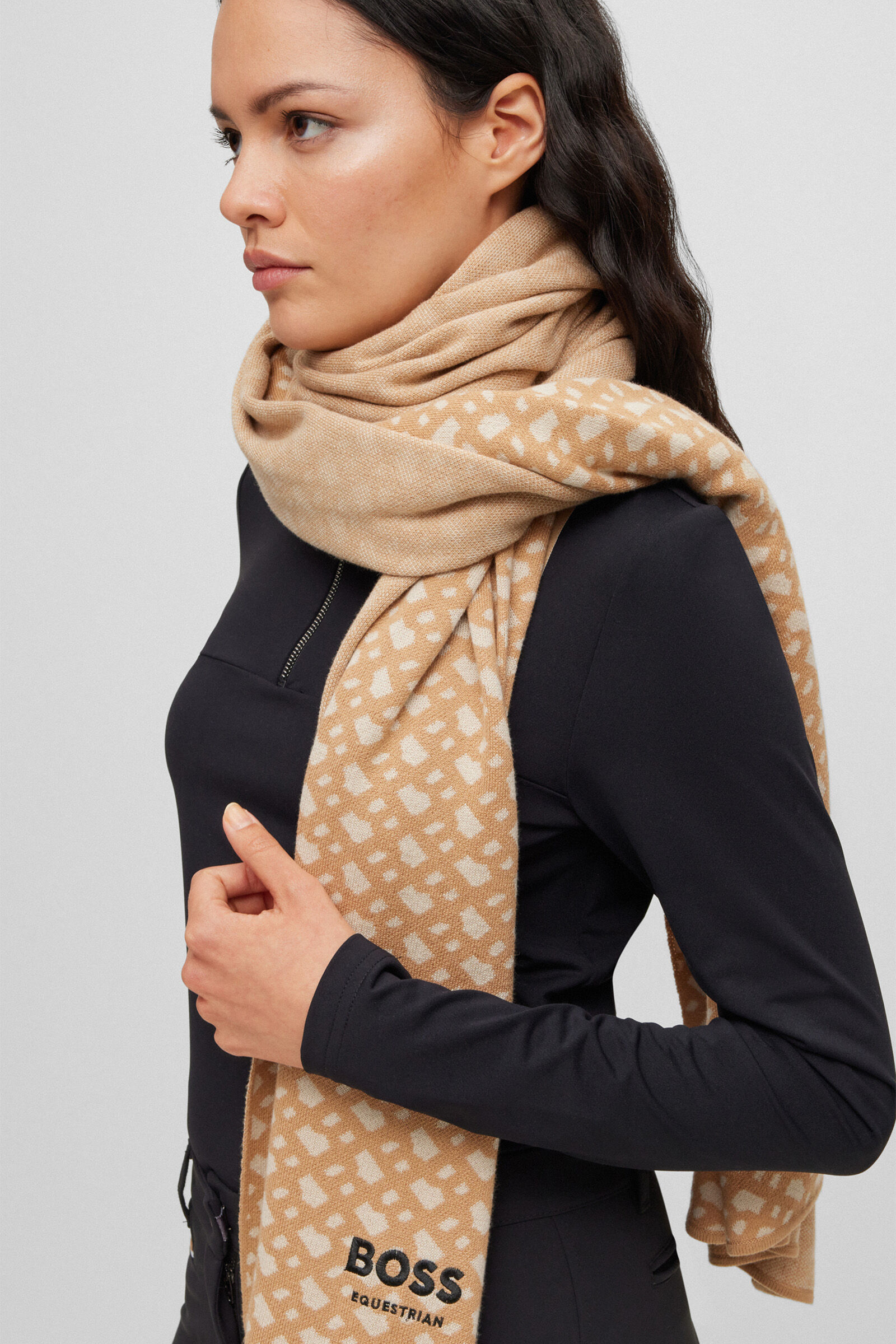 Buy Boss Monogram Scarf horze.eu